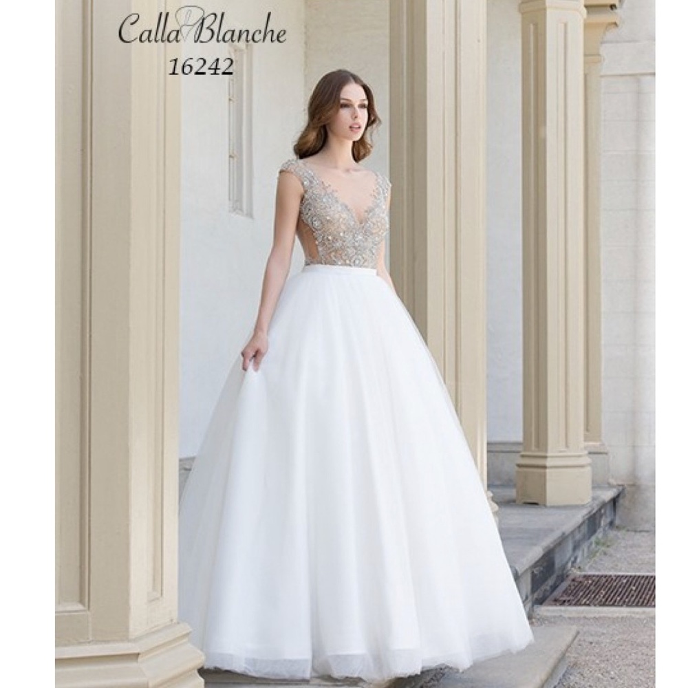 Calla Blanche Wedding Ballgown size 4-6
